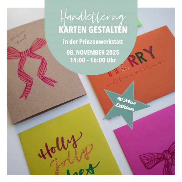 Handlettering Karten gestalten