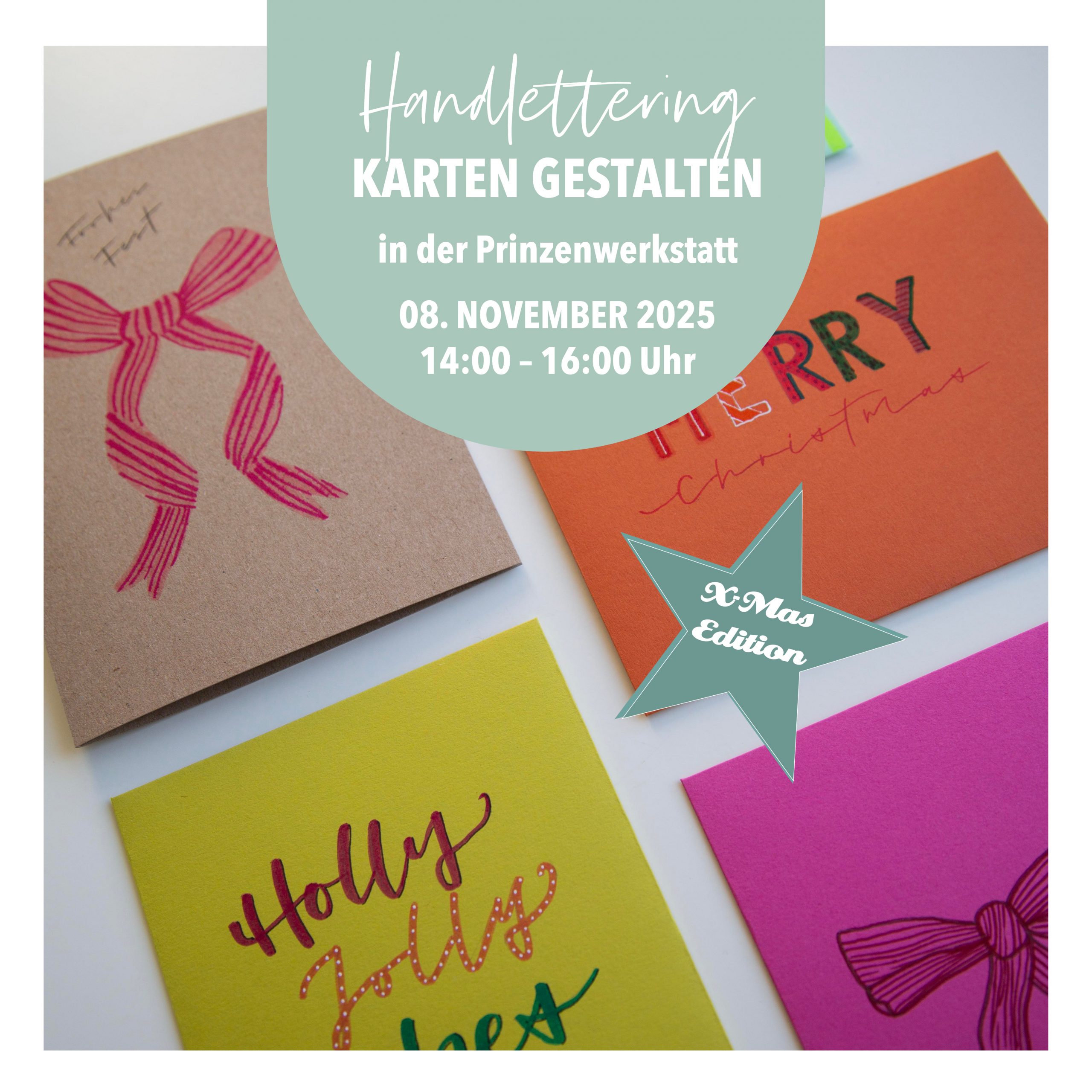 Handlettering Karten gestalten