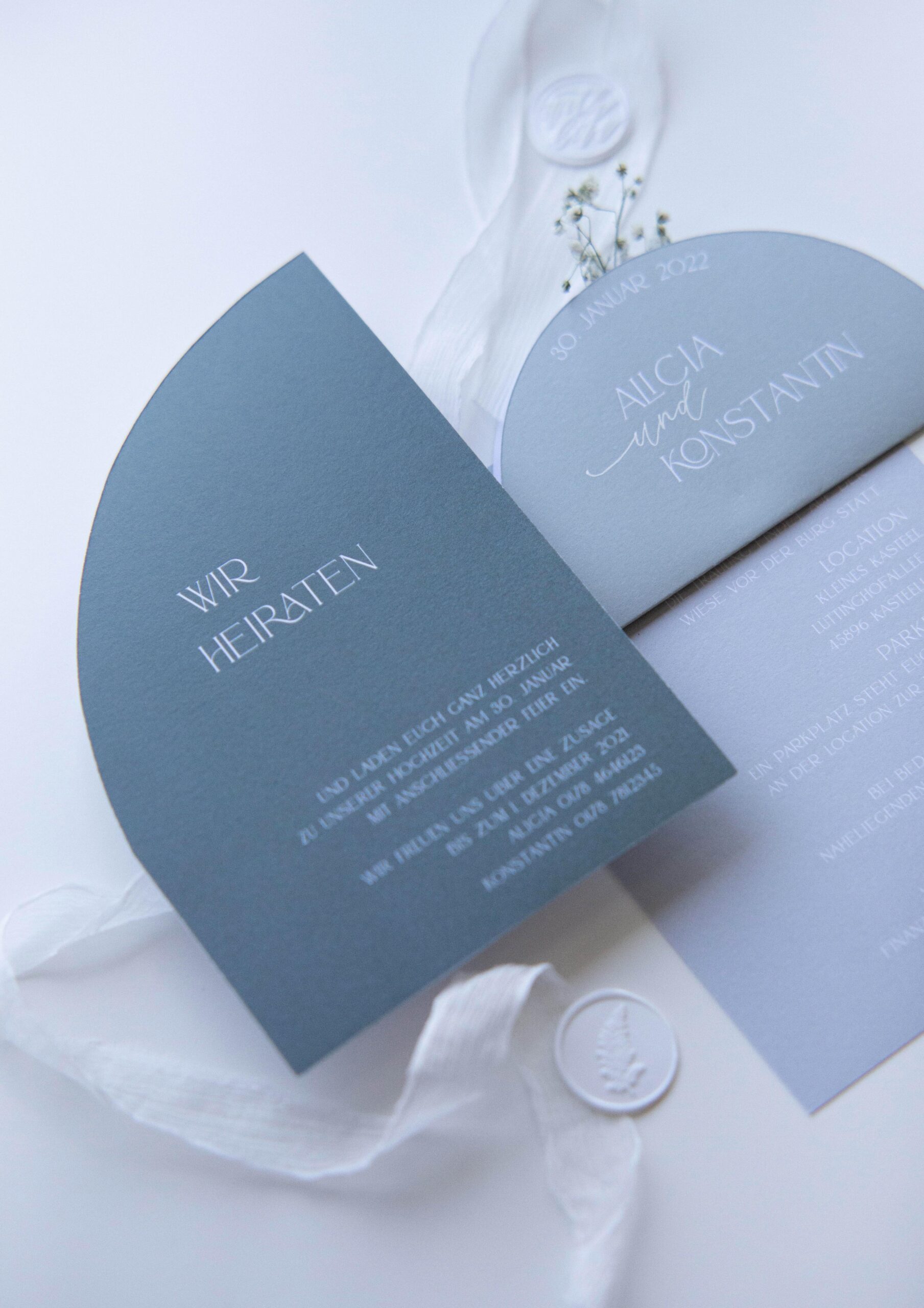 glamouröse Hochzeitspapeterie