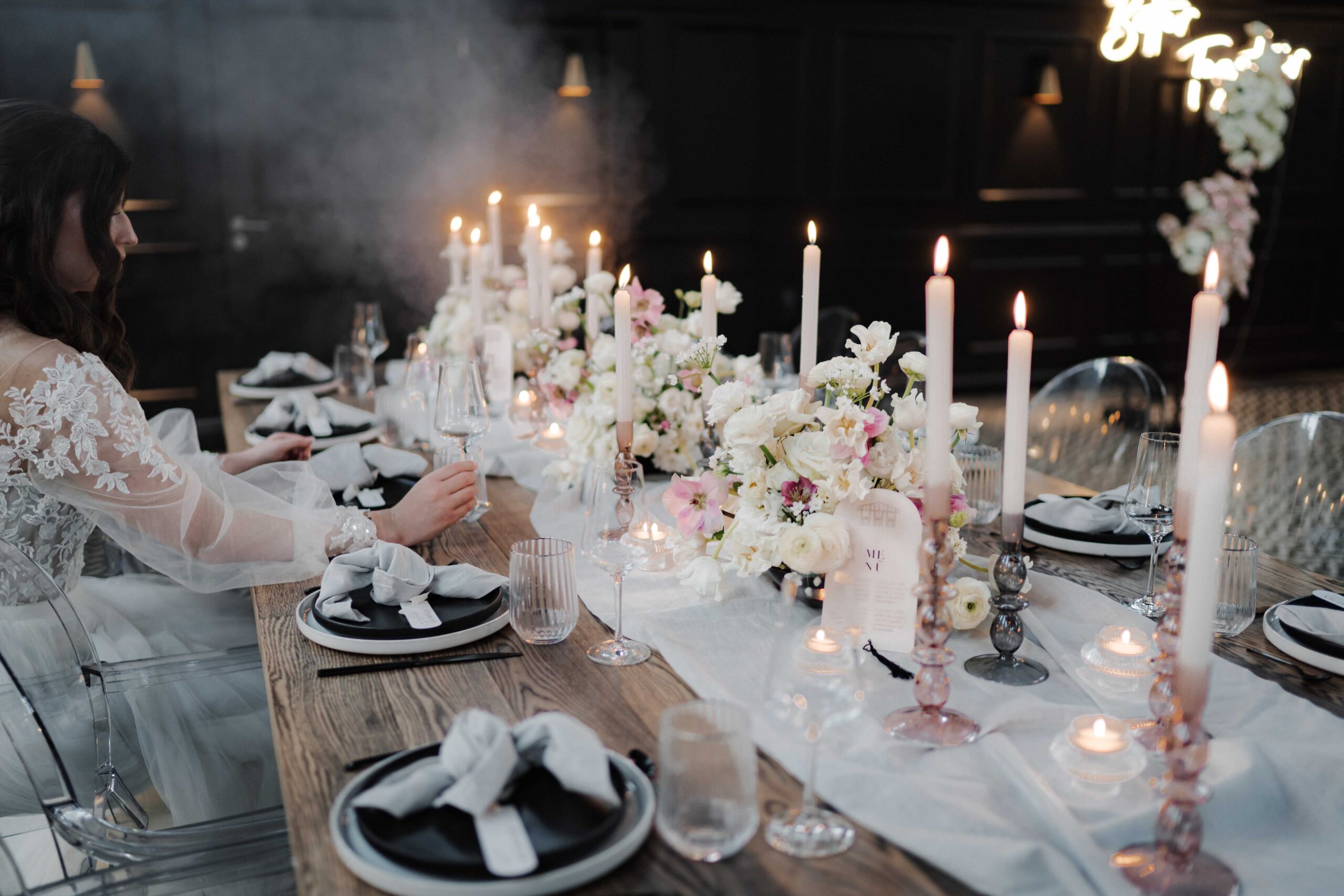 Tischdekoration Hochzeit