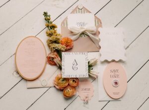 Hochzeitspapeterie aus einem Guss