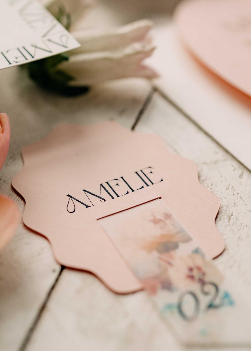 romantische Hochzeitspapeterie